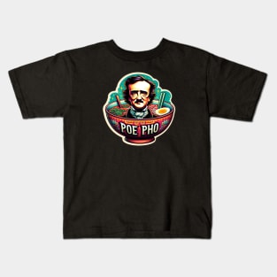 Edgar Allan Poe Pho Vietnamese Cuisine Lovers Kids T-Shirt